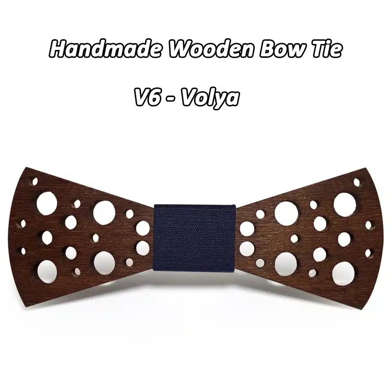Dot Mahoosive Brand Handmade Wood Bow ties Bowtie Butterfly Gravata Ties For Men Mens Wooden bow tie neck bow ties for Girls 22