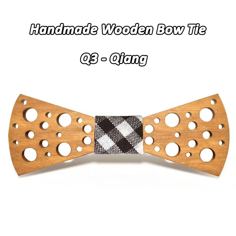 Dot Mahoosive Brand Handmade Wood Bow ties Bowtie Butterfly Gravata Ties For Men Mens Wooden bow tie neck bow ties for Girls 25