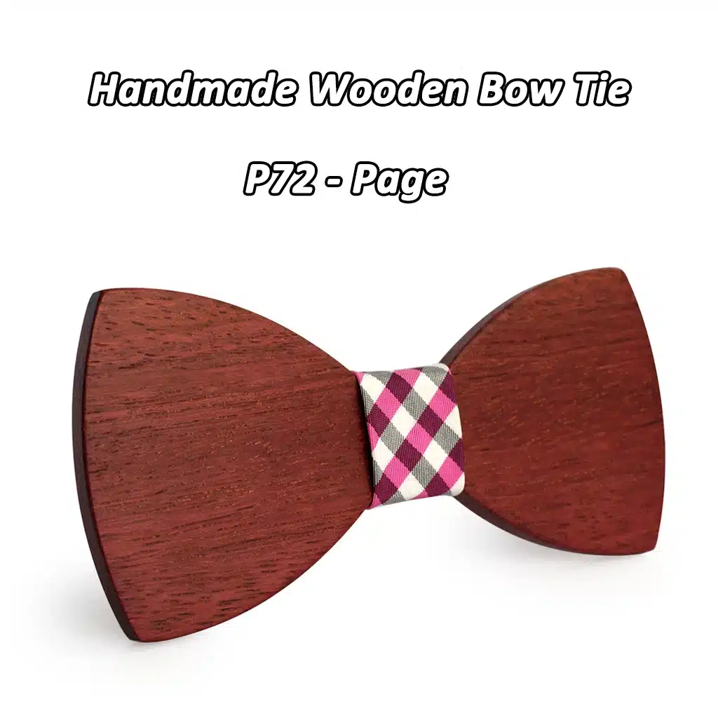 Mahoosive newest personality pure handmade natural wooden leisure men wood bow ties Butterfly Design noeud papillon homme 10