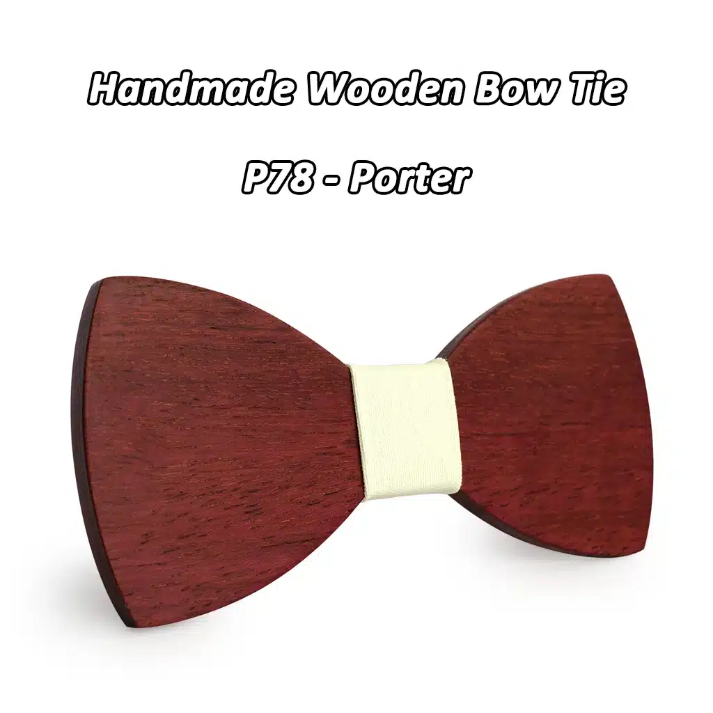 Mahoosive newest personality pure handmade natural wooden leisure men wood bow ties Butterfly Design noeud papillon homme 16
