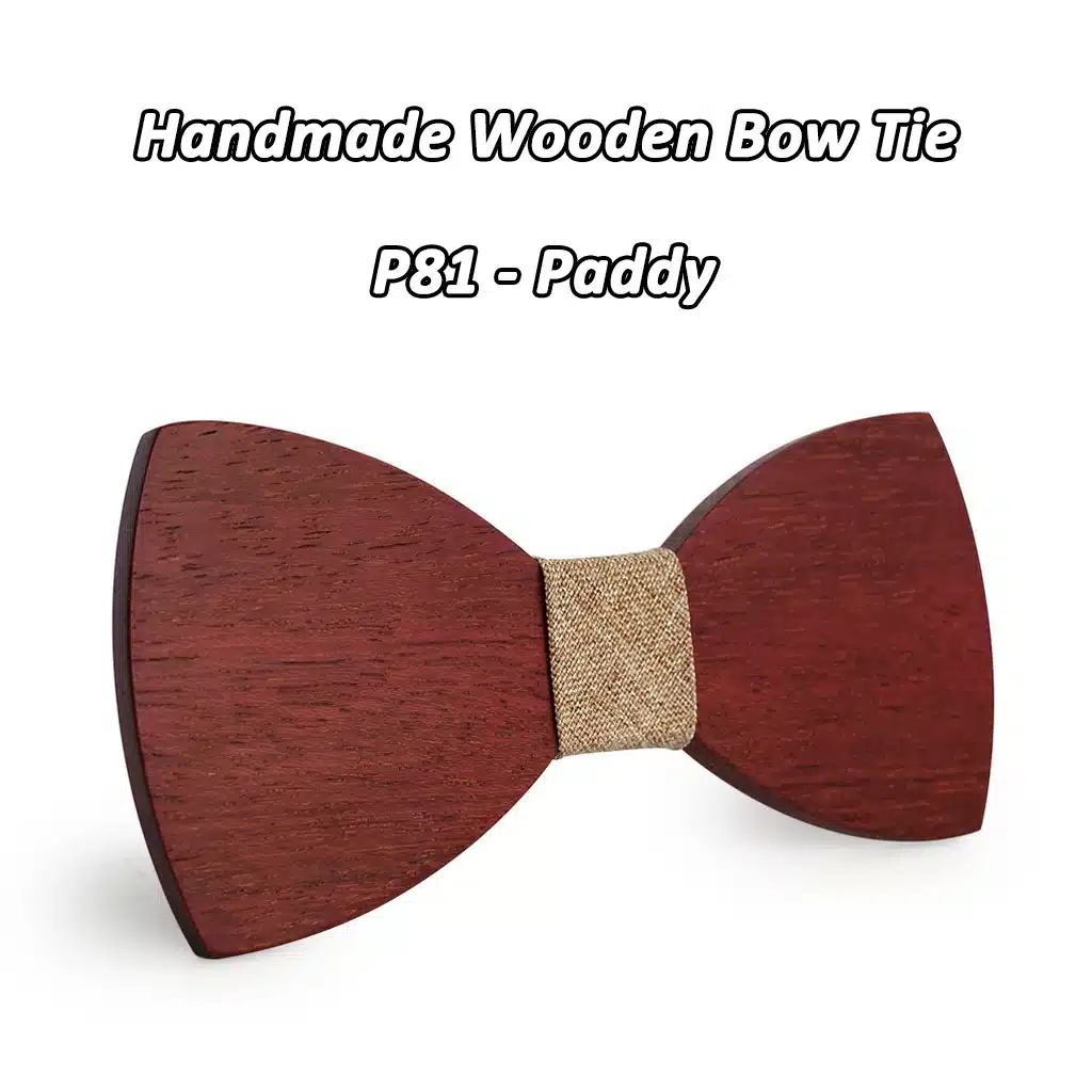 Mahoosive newest personality pure handmade natural wooden leisure men wood bow ties Butterfly Design noeud papillon homme 19