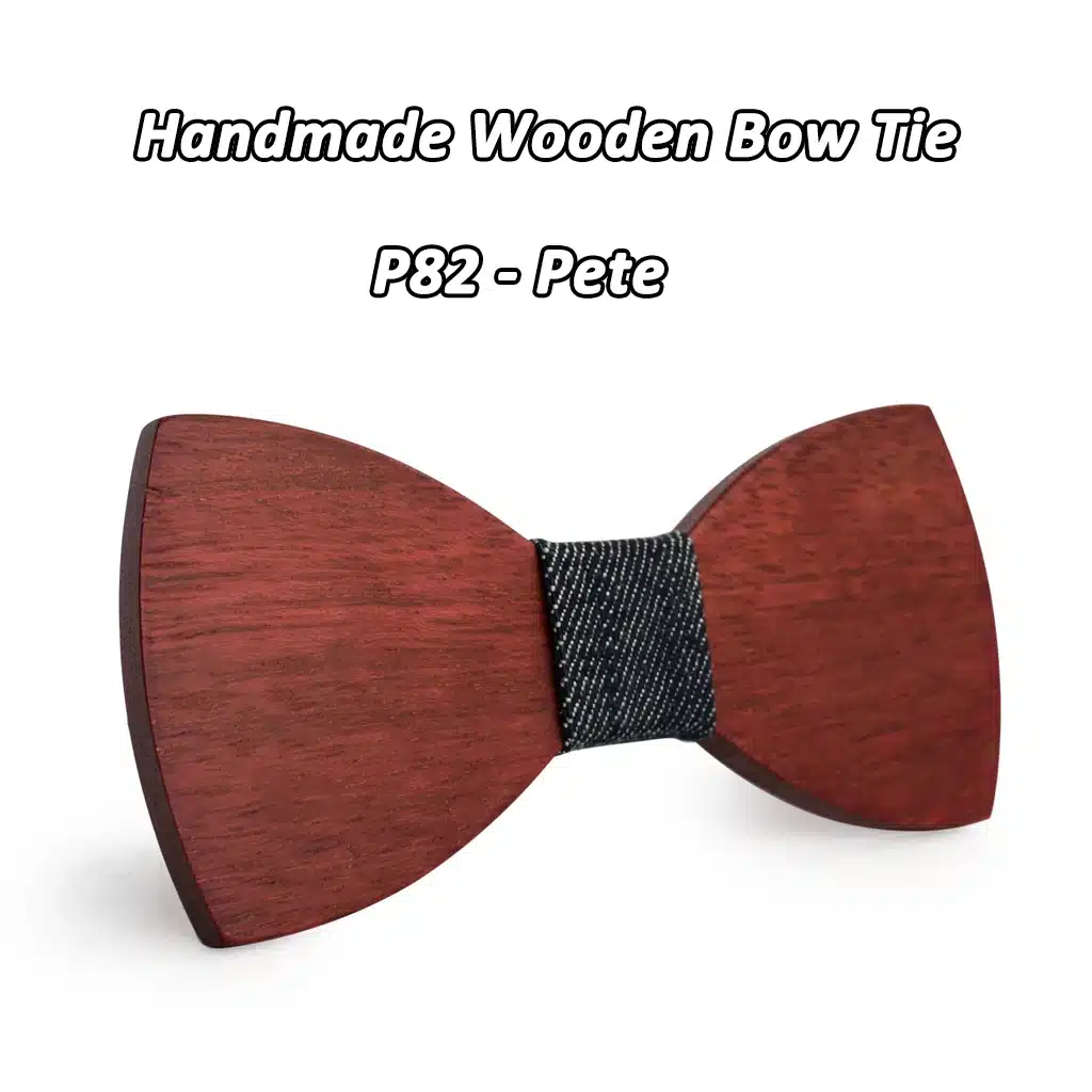 Mahoosive newest personality pure handmade natural wooden leisure men wood bow ties Butterfly Design noeud papillon homme 20
