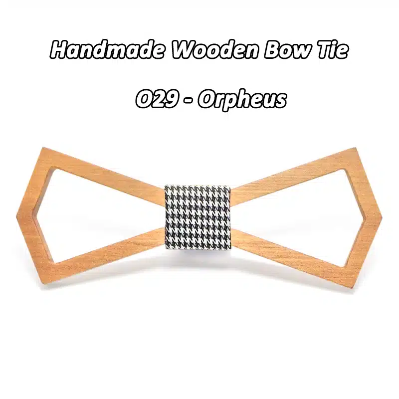 Mahoosive 2017 New Design Handmade Hardwood Mens Wooden Bow Ties Gravatas Corbatas Business Party Ties For Men Wood Ties 19