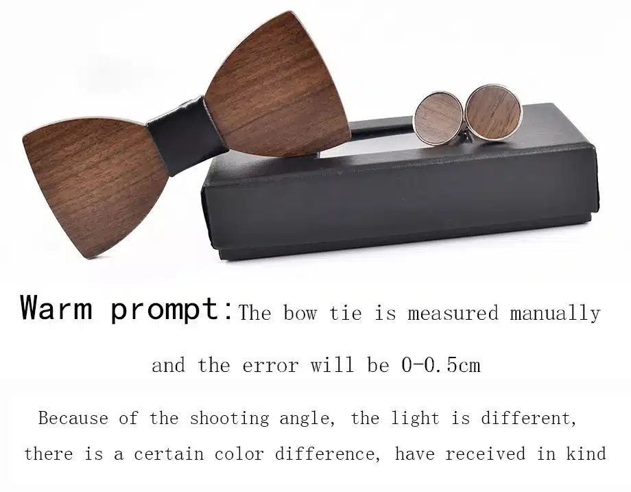 Fashion Wedding Wood Bow Tie Cufflinks Set Mens Suit Papillon Corbatas Tie gravata Pajaritas Hombre noeud papillon enfant 3