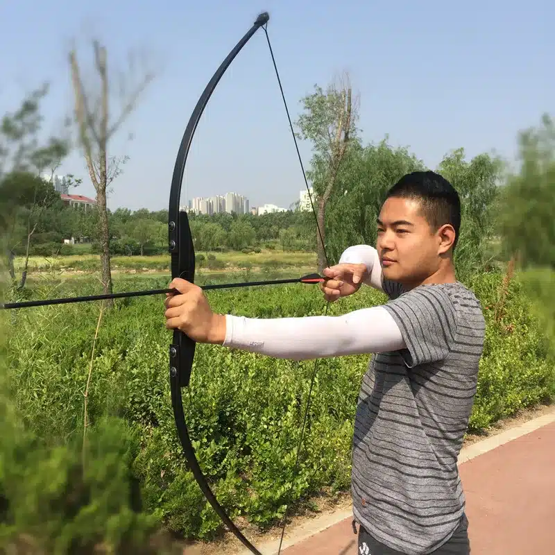 Professional 30/40lbs Recurve Bow for Right Hand Wooden Archery Bow Outdoor Shooting Hunting Bow Practice Sports G01 Dart 20