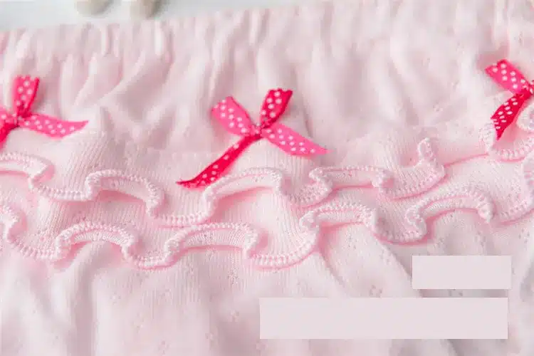 2 piece/lot Baby Clothing cotton Wood ear Bow Pink and white Girl Underwear 0-2 years old Newborn baby girl shorts Underwear 15