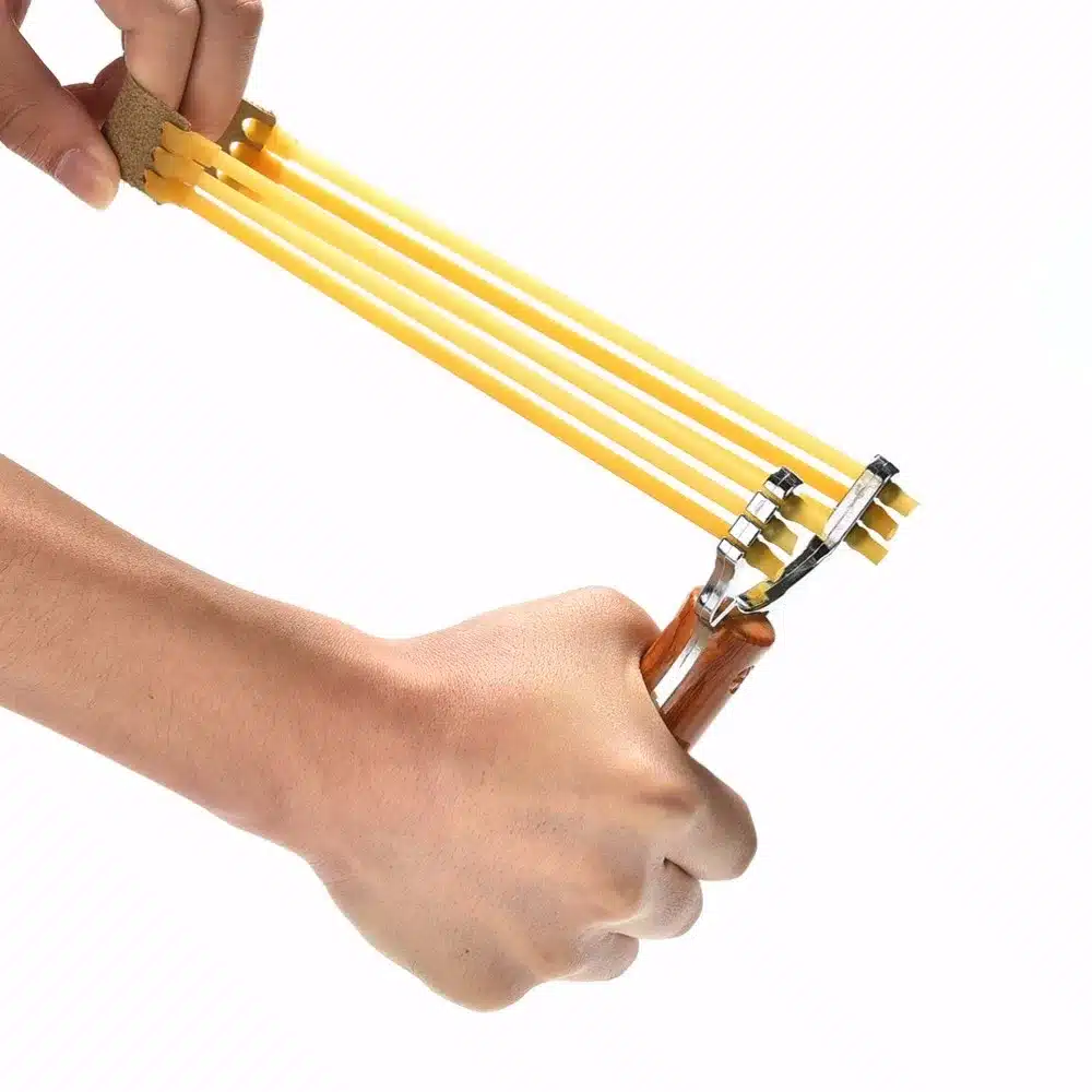 Powerful Slingshot Sling Shot Aluminium Alloy Camouflage Wood Slingshot Outdoor Hunting Bow Catapult Shooting Game Accessories 11