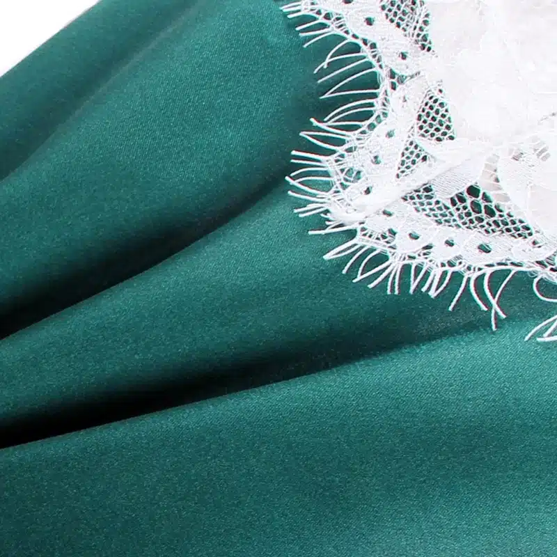 2018 Women Clothes For Summer Shorts Sets Sleepwear Satin Pajama Cami Top + Shorts Pajamas Spaghetti Strap Lace Sexy Pajama Set 44