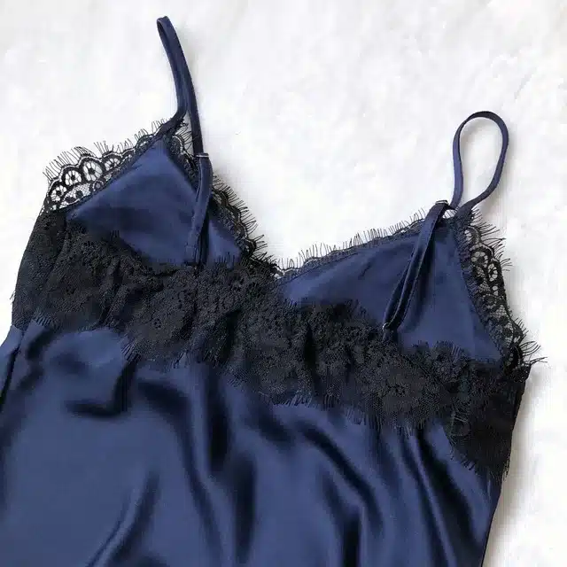 Pajamas Robe 2018 Hot Winter Sexy Lace Nightgowns Women Bathrobe Set Nighties Dress Long Sleeve Blouse Female Sleepwear Pijama 10