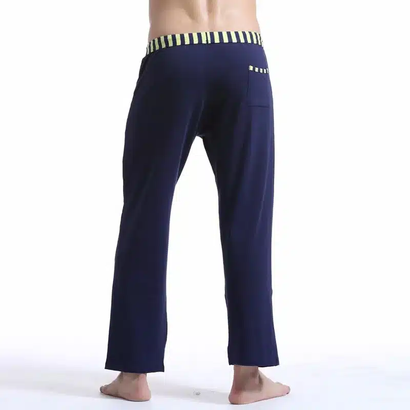 Brand Clothing WJ 2018 Sleep Bottoms Mens Pijamas Trousers Homewear Cotton Long Man Underwear Pajamas Pants Loose Long Johns 15