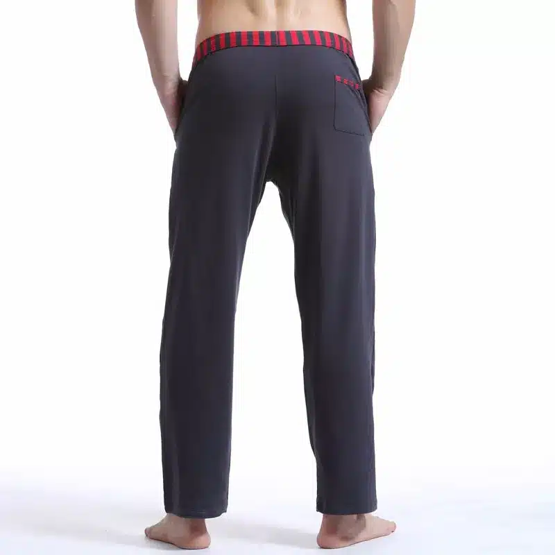 Brand Clothing WJ 2018 Sleep Bottoms Mens Pijamas Trousers Homewear Cotton Long Man Underwear Pajamas Pants Loose Long Johns 17