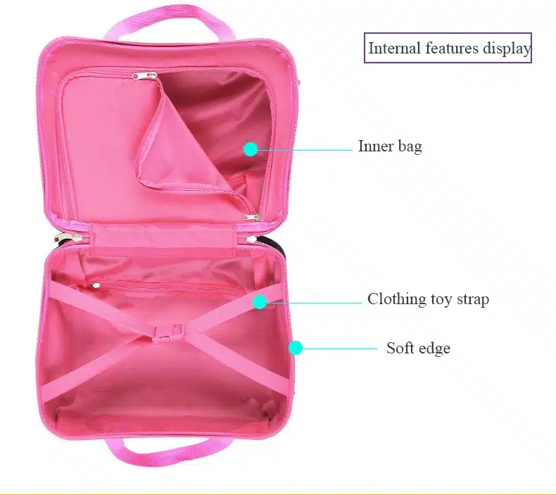 Anime stereo Student children trolley case Cute kids Travel suitcase boy girl cartoon backpack 18