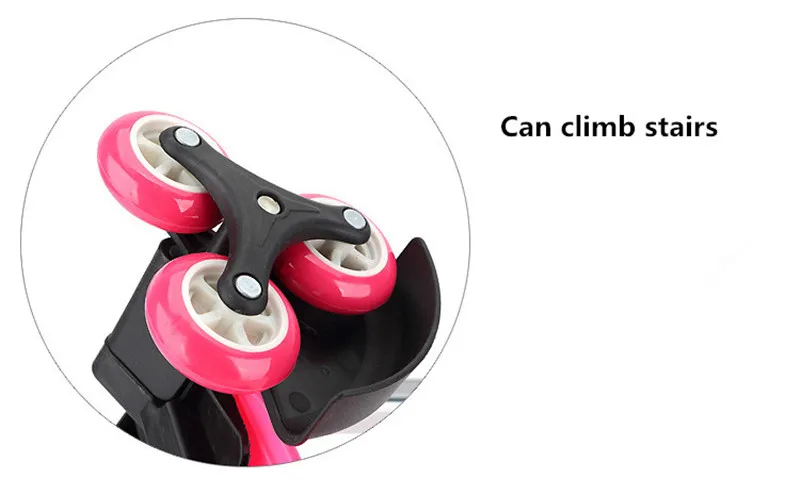 Children 2/6 Wheels Expandable Rod Aluminum alloy Pull Rod Bracket Roll Cart Kid Trolley For Backpack And School Bag Luggage bag 17