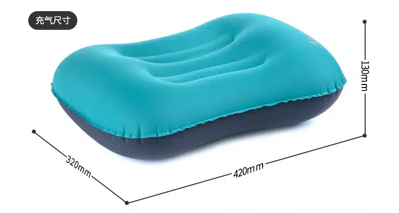 NatureHike Factory Store Portable Outdoor Inflatable Pillow Travel blow aeros Pillow Inflatable Cushion Soft Neck Protective 5