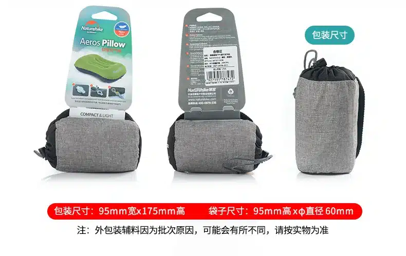 NatureHike Factory Store Portable Outdoor Inflatable Pillow Travel blow aeros Pillow Inflatable Cushion Soft Neck Protective 6