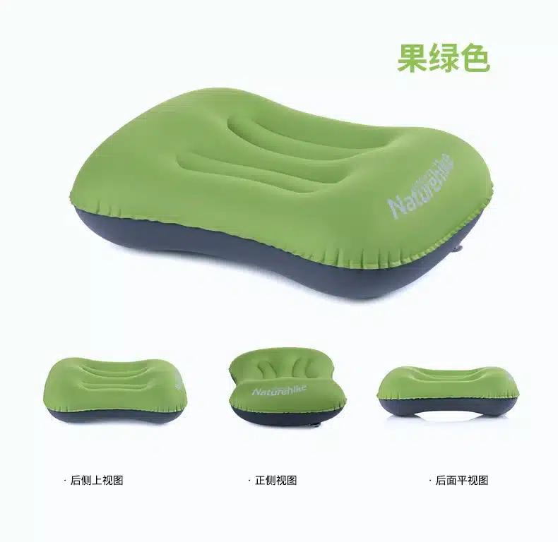 NatureHike Factory Store Portable Outdoor Inflatable Pillow Travel blow aeros Pillow Inflatable Cushion Soft Neck Protective 8