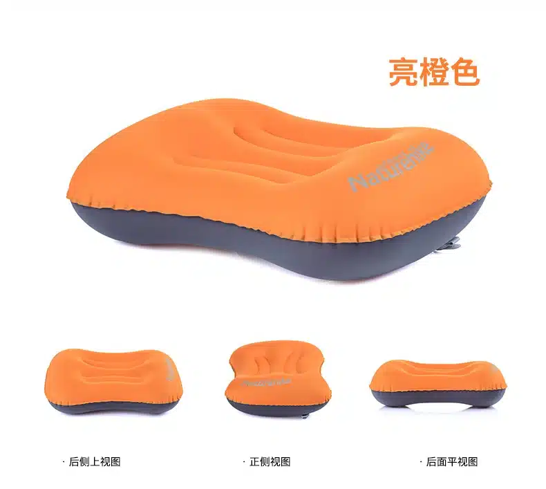 NatureHike Factory Store Portable Outdoor Inflatable Pillow Travel blow aeros Pillow Inflatable Cushion Soft Neck Protective 9