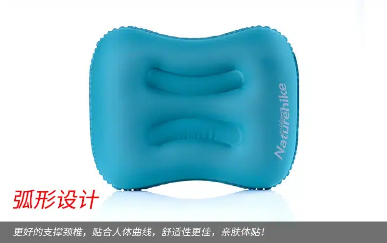 NatureHike Factory Store Portable Outdoor Inflatable Pillow Travel blow aeros Pillow Inflatable Cushion Soft Neck Protective 11