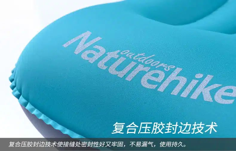 NatureHike Factory Store Portable Outdoor Inflatable Pillow Travel blow aeros Pillow Inflatable Cushion Soft Neck Protective 12