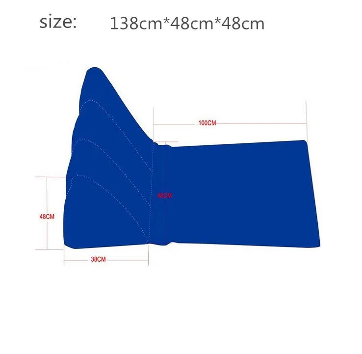 WIDESEA sandbeach mattress with pillow inflatable back PVC+suede 400G foldable&portable beach chair camping travel gear air bed 9