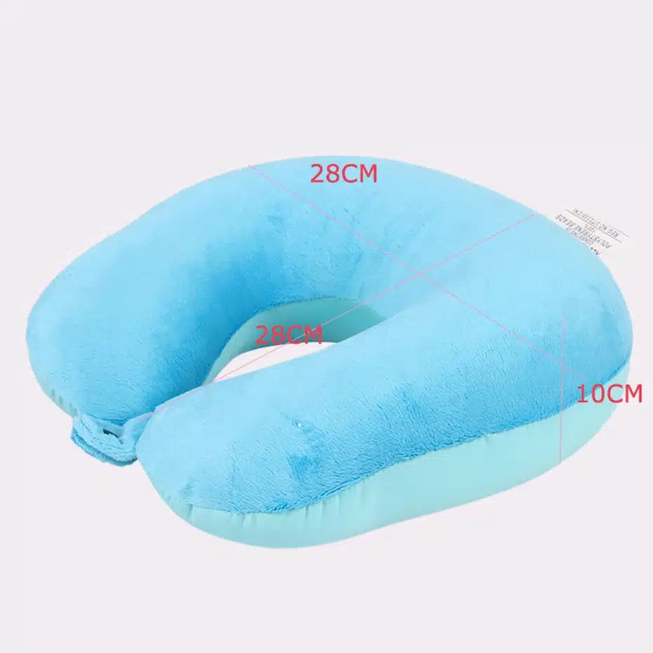 U Shaped Travel Pillow Nanoparticles Neck Support Headrest Health Care Cushion Airplane Flight Foam particles Pillow for travel 2