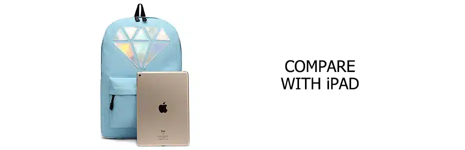 Women Backpack For Teenagers Girls Boy Laptop Holographic Silver Diamond School Bag Unisex Female Men Brand Casual Big Backpacks 4