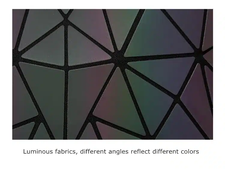 JOOZ Fashion Women backpack PVC geometric luminous backpack 2017 new Travel Bags for School Back Pack holographic backpacks 18