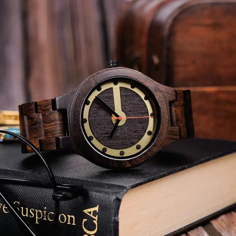 BOBO BIRD Timepieces Men Wooden Watch with Dial Sport New Design Wristwatch Relogio Masculino in Wooden Box Accept Drop Shipping 11