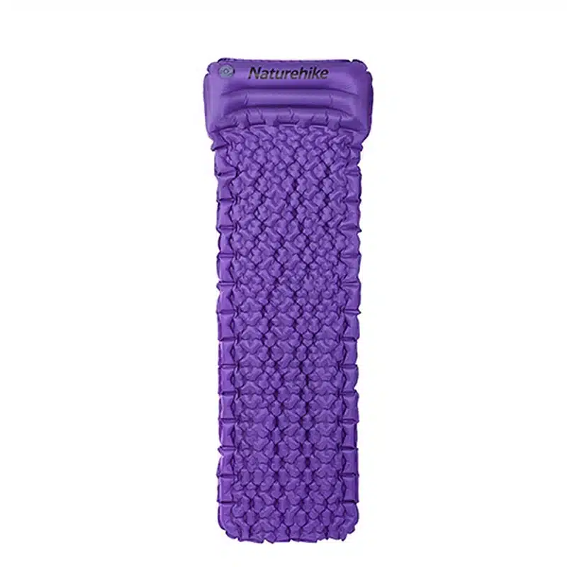 Naturehike Outdoor Inflatable Cushion Sleeping Bag Mat Fast Filling Air Moistureproof Camping Mat With Pillow Sleeping Pad 460g 14