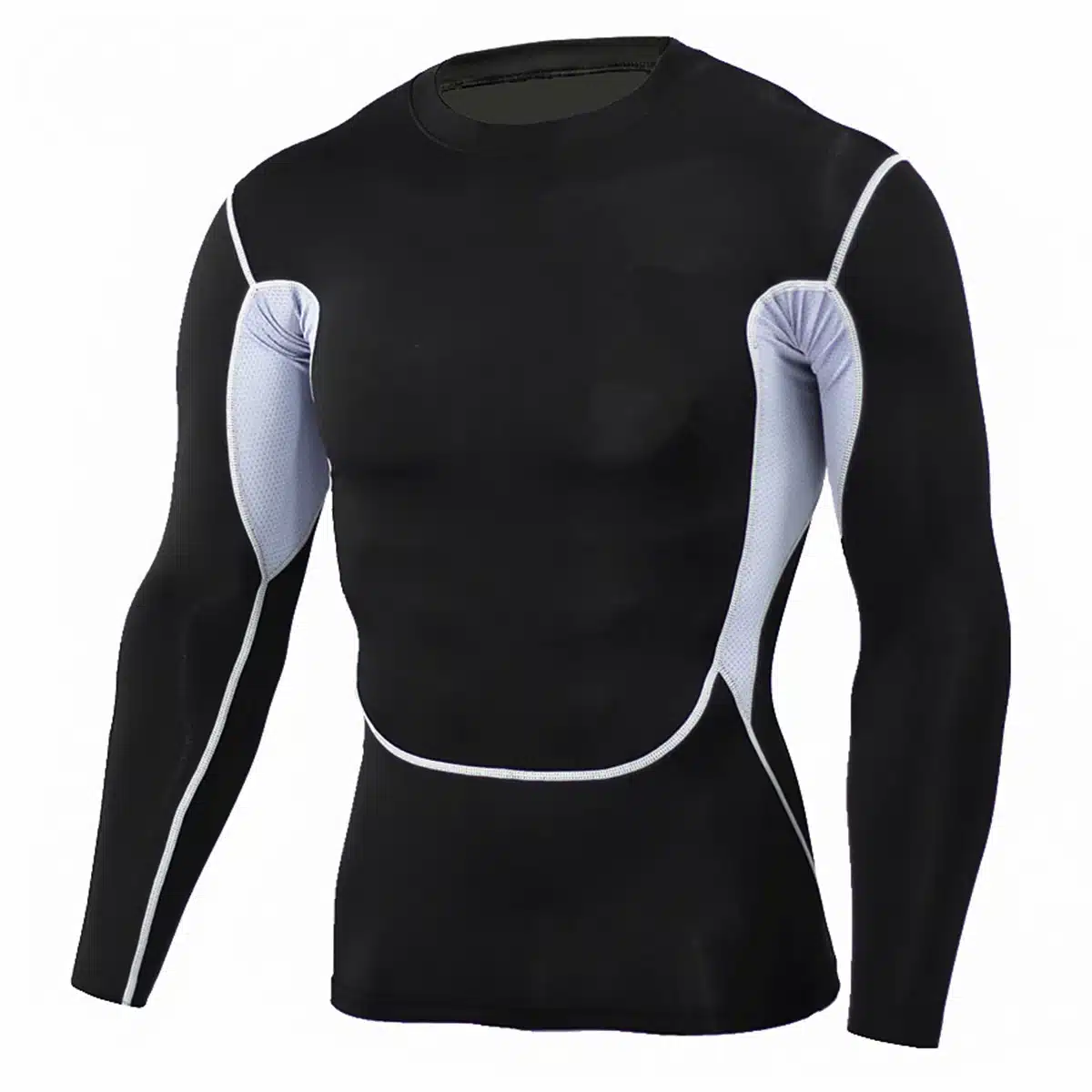 Detector Mens Compression Shirt Pants Set Bodybuilding Tight Long Sleeves Shirts Leggings Sport Suit Workout Fitness Sportswear 8