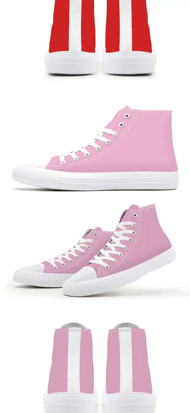 FIRST DANCE 2018 Spring High top Canvas Shoes Mens Casual Custom 3D Printed Shoes Youth Solid Color Dropshipping White Shoes Men 10