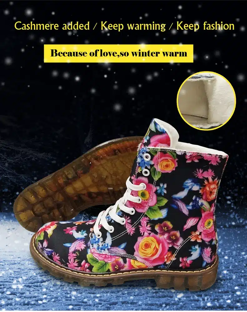 FIRST DANCE Spring Women Martin Shoes Custom Female Dr Martins Footwear Fashion For ladies Mid-calf Boots Women Autumn Oxford 17