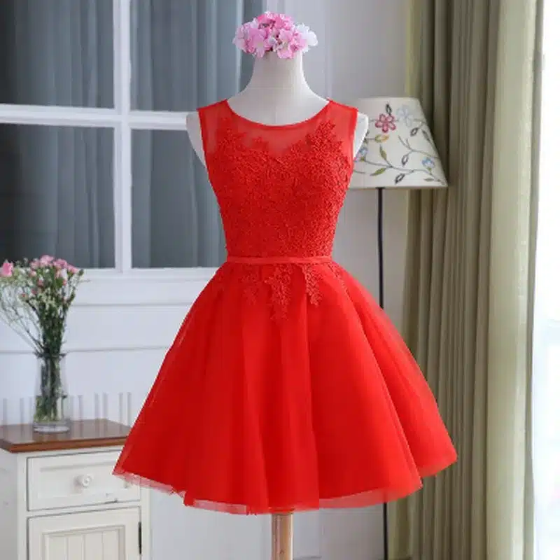 LAMYA Women 2018 Custom Size Elegant Lace O-Neck Off The Shoulder A Line Prom Dresses Pure White Party Dress EV2720 4