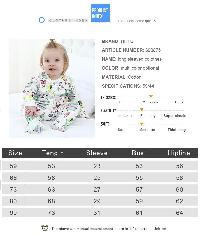HHTU 2018 Baby Clothing New Newborn Baby Boy Girl Romper Clothes Long Sleeve Infant Product Fashion Autumn Lovely 14