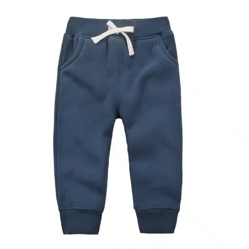 2018 New Warm Velvet Pants For 1-5 Yeas babies Boys Girls Casual Sport Pants Jogging Enfant Garcon Kids Children Trousers KF107 4