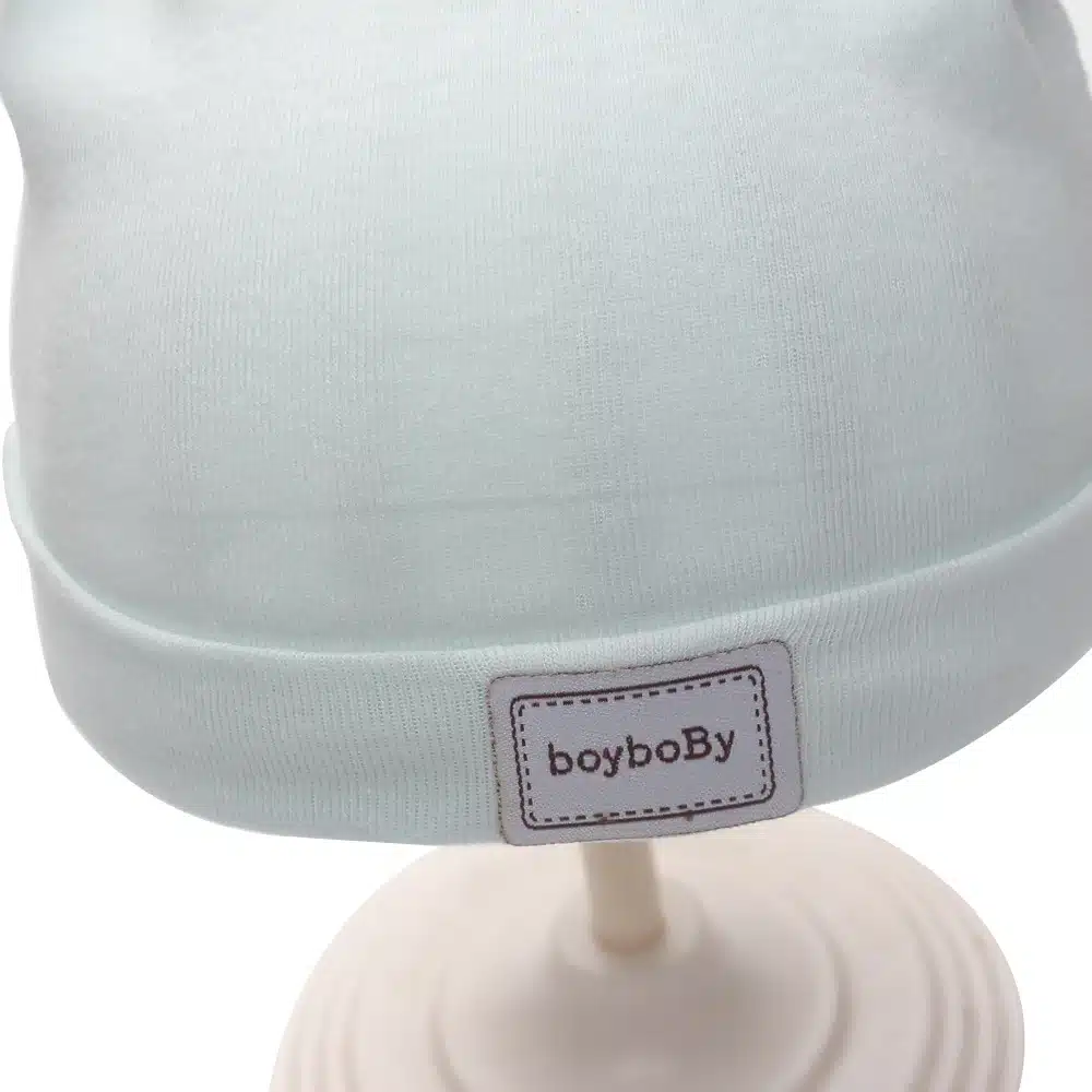 Solid Cotton Newborn Baby Tire Caps With Ear Girls Boys Sun Hats With Bow 2018 Spring Summer Baby Girls Clothing Accessories 20
