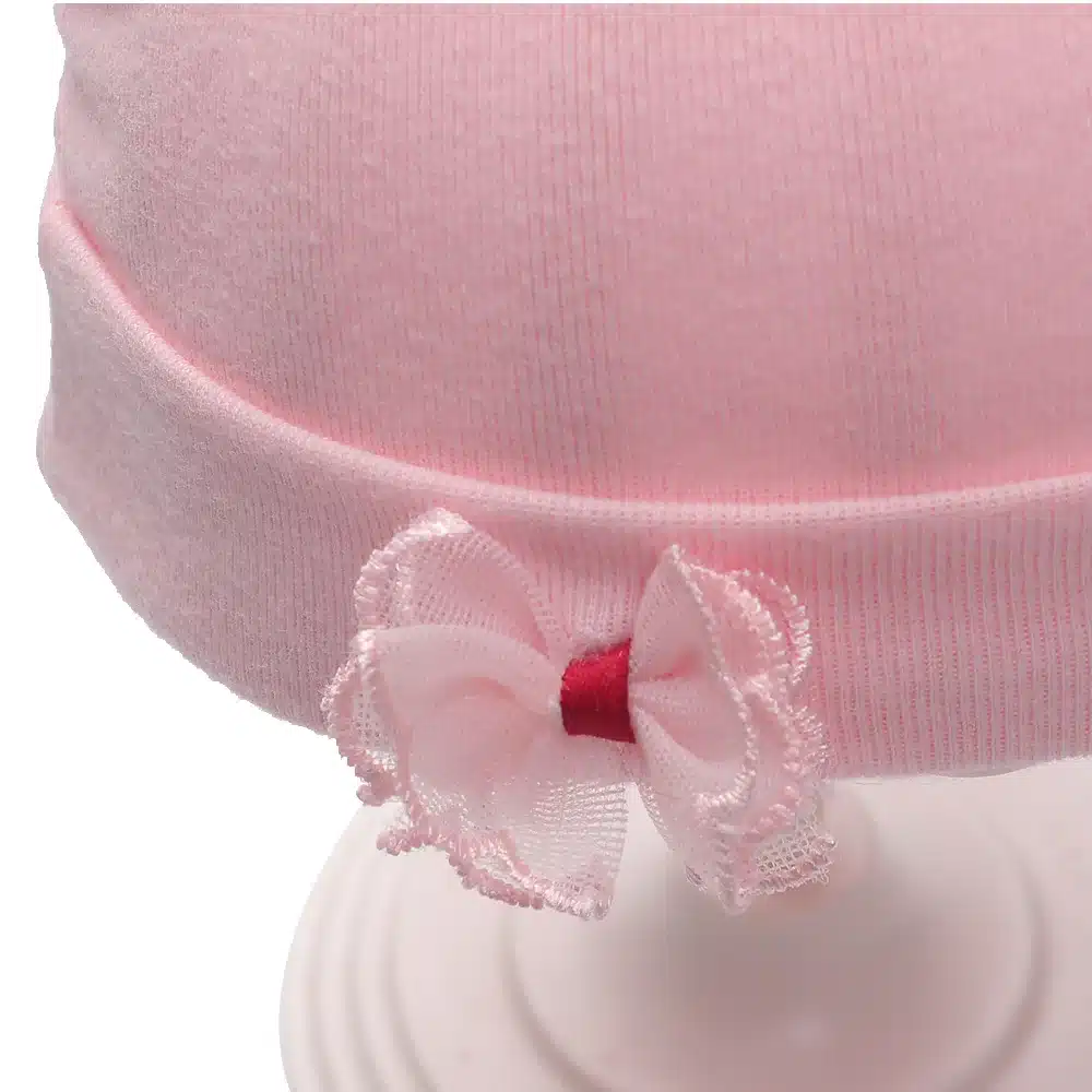 Solid Cotton Newborn Baby Tire Caps With Ear Girls Boys Sun Hats With Bow 2018 Spring Summer Baby Girls Clothing Accessories 33