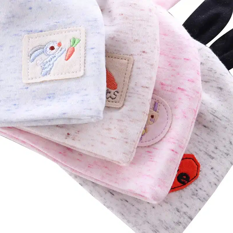 Solid Cotton Newborn Baby Tire Caps With Ear Girls Boys Sun Hats With Bow 2018 Spring Summer Baby Girls Clothing Accessories 38