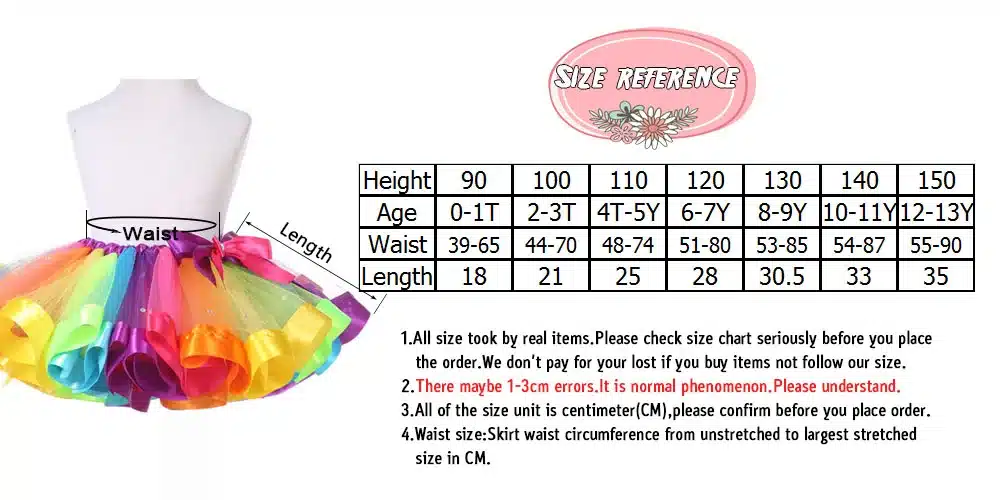2018 Newest Baby Girl Skirt Kids Rainbow Tutu Skirts Hot Selling Pettiskirt Tutu Custome Party Wedding Dance Skirt 40