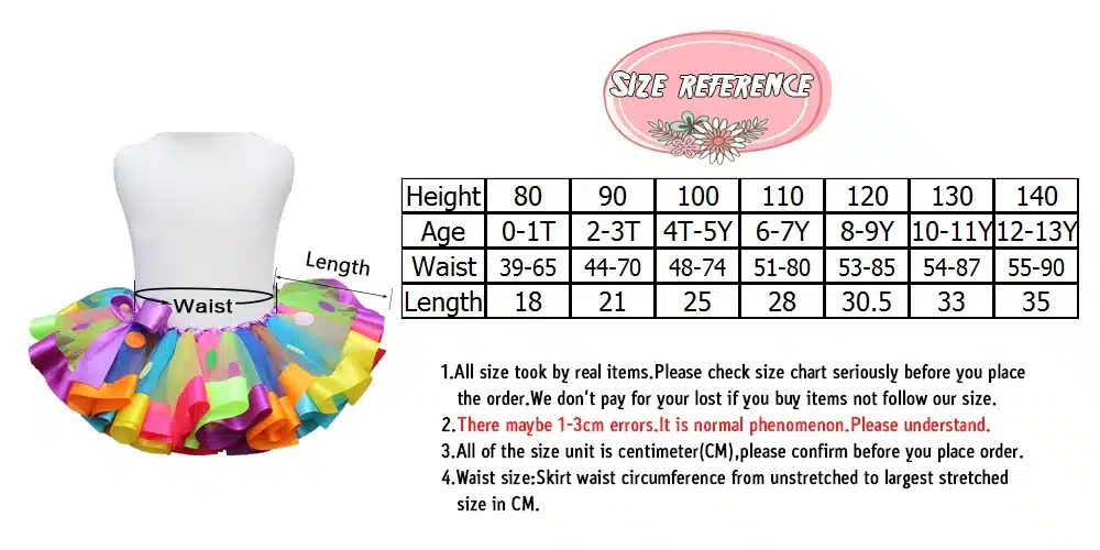 2018 Newest Baby Girl Skirt Kids Rainbow Tutu Skirts Hot Selling Pettiskirt Tutu Custome Party Wedding Dance Skirt 44
