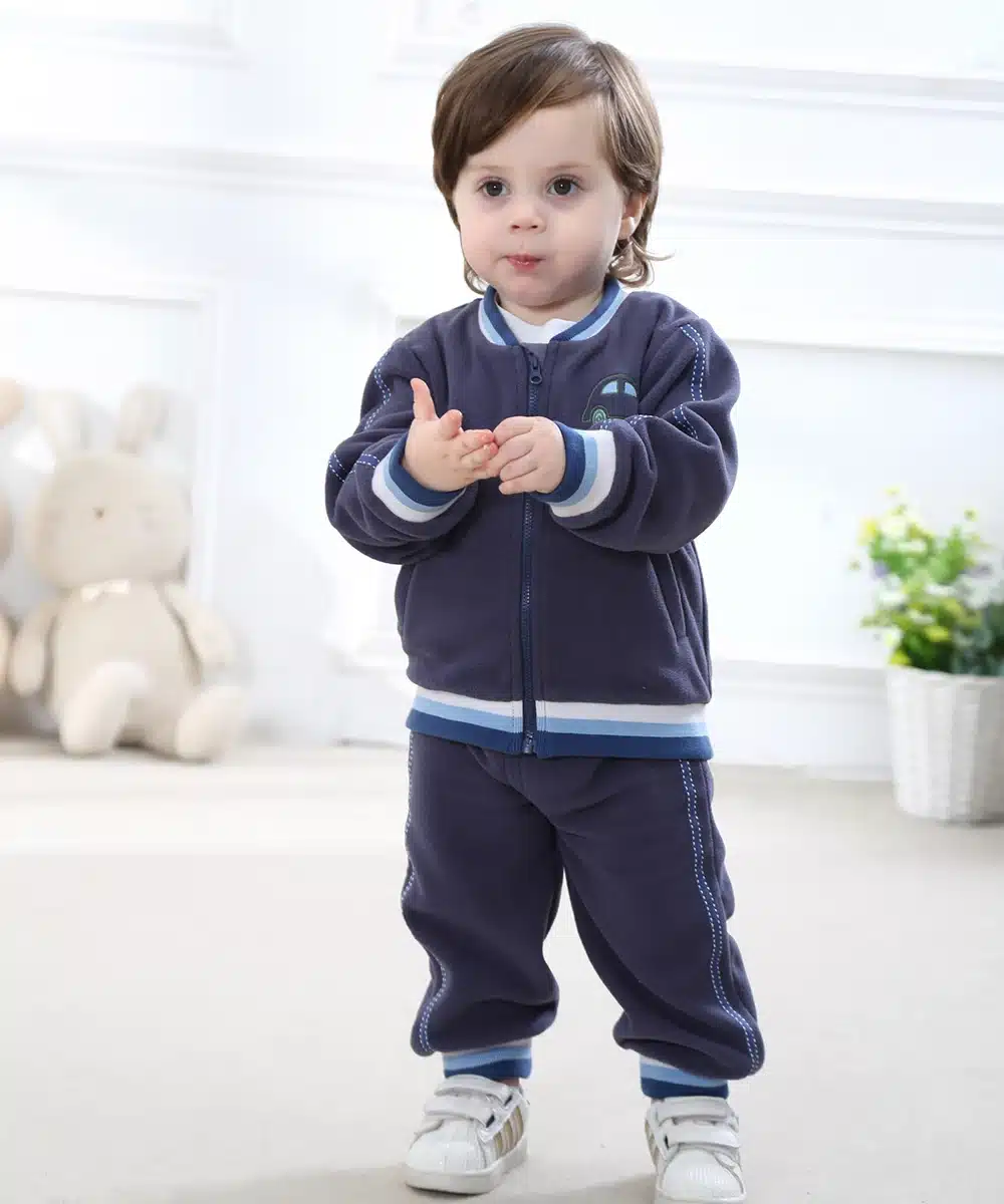 2018 Baby Boy Girl Clothes Set Fleece Set Outerwear Toddler Boy Girl Clothing Outfit Autumn Winter 19