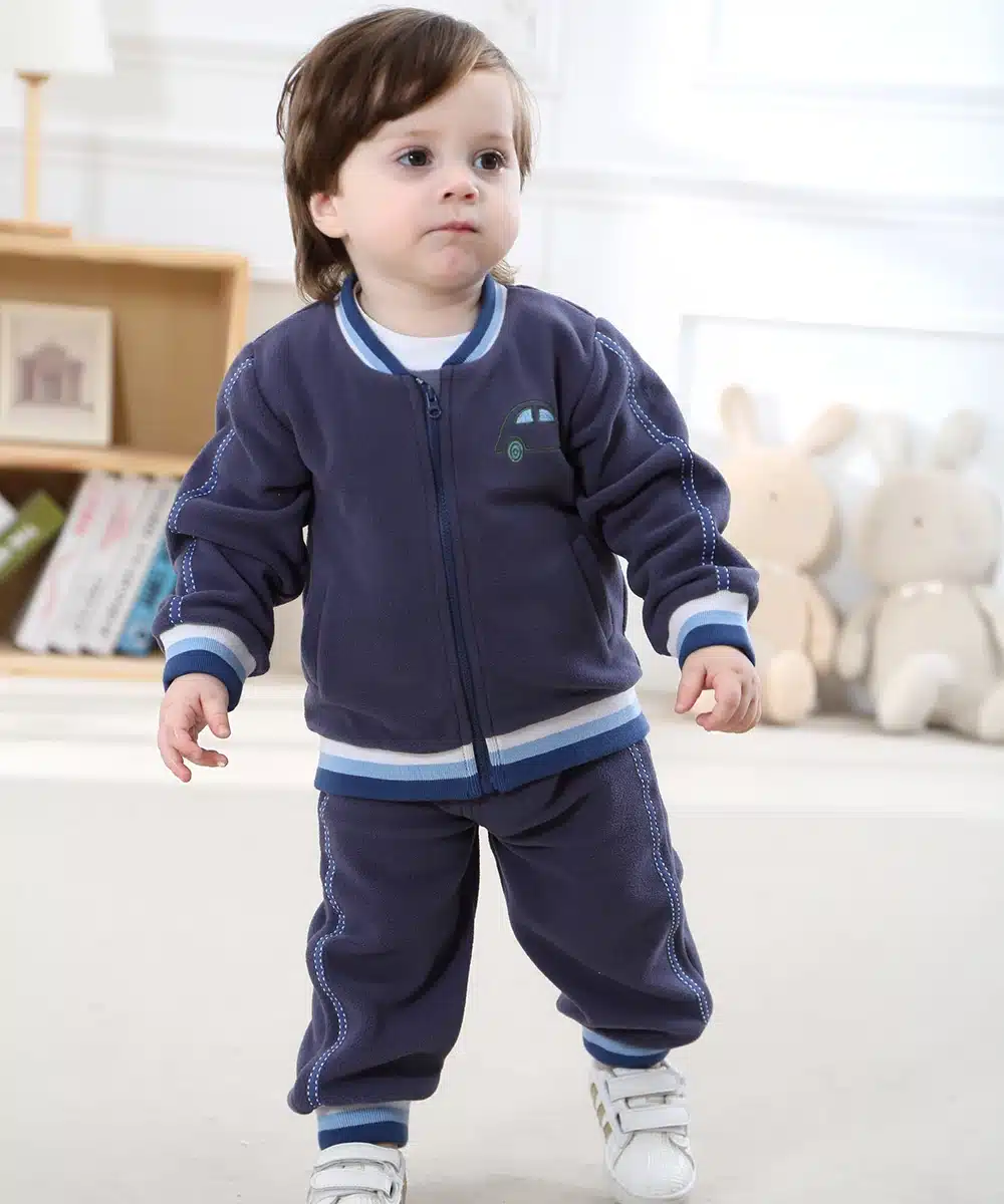 2018 Baby Boy Girl Clothes Set Fleece Set Outerwear Toddler Boy Girl Clothing Outfit Autumn Winter 20