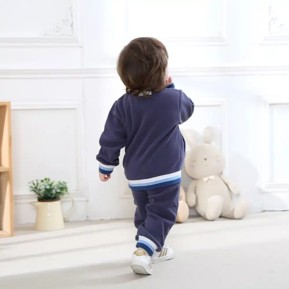 2018 Baby Boy Girl Clothes Set Fleece Set Outerwear Toddler Boy Girl Clothing Outfit Autumn Winter 21
