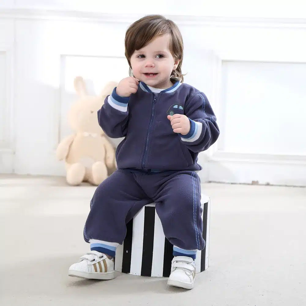 2018 Baby Boy Girl Clothes Set Fleece Set Outerwear Toddler Boy Girl Clothing Outfit Autumn Winter 23