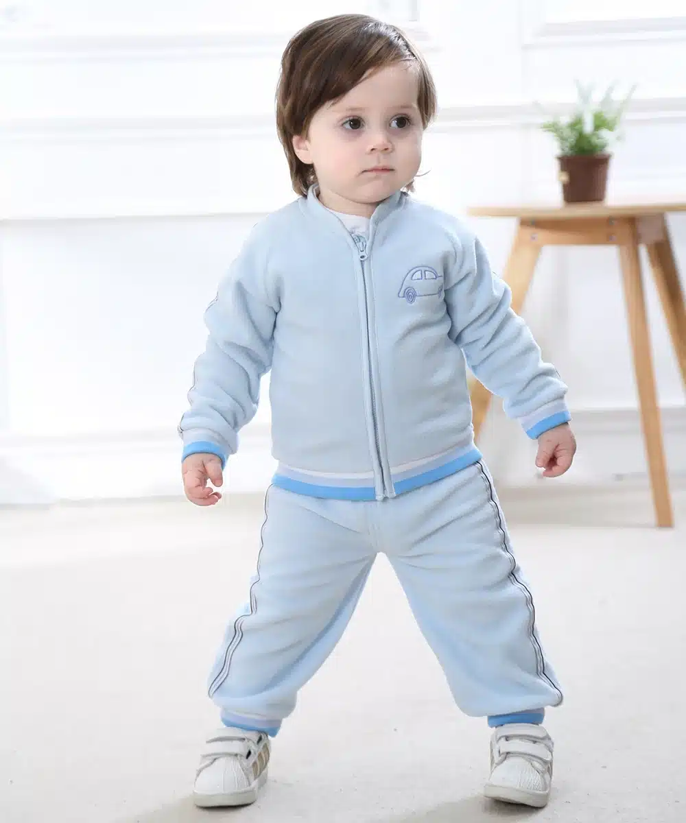 2018 Baby Boy Girl Clothes Set Fleece Set Outerwear Toddler Boy Girl Clothing Outfit Autumn Winter 35