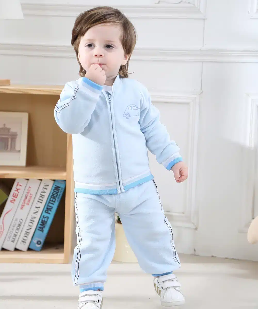 2018 Baby Boy Girl Clothes Set Fleece Set Outerwear Toddler Boy Girl Clothing Outfit Autumn Winter 37