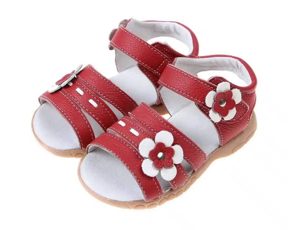 Kids Sandals 2018 Summer Genuine Leather Children Sandals for Girls Flower Girls Princess Shoes Breathable Baby Girls Sandals 17