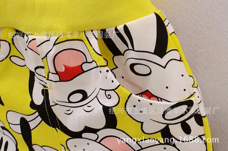 2018 new baby boys girls Clothes set Kid Minnie Vest +short pant summer style baby suits Children Clothing cartoon mickey sets 24