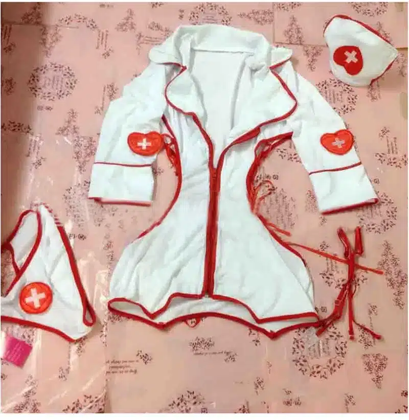 2018 Women Sexy Nurse Costume Hot Erotic Underwear Role Play Games Women Erotic Lingerie Female Sexy Underwear lenceria Uniform 11