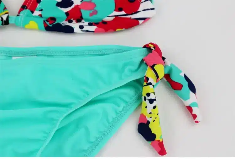 2019 Teenage Girls Swimwear Baby Kids Cute Bikini Girls split Two Pieces swimsuit Bathing suit Beachwear kids biquini infantil 12